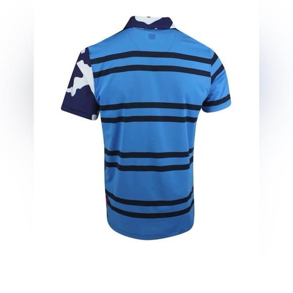 G/Fore Men’s Red,White & Blue Camo And Striped Polo Shirt-Various Sizes NWT🇺🇸 - Picture 3 of 11
